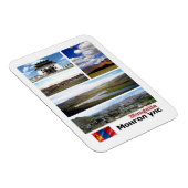 Mongolië - Mozaïek - Magnet Magneet (Rechterzijde)