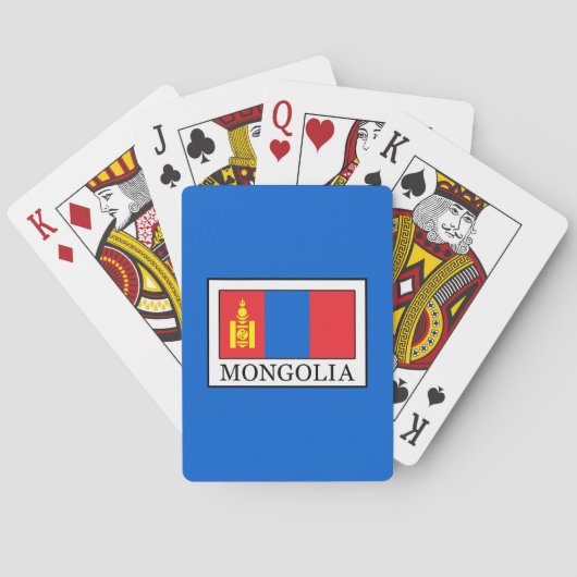 Mongolië Pokerkaarten (Achterkant)