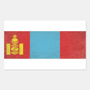 Mongolië Rechthoekige Sticker