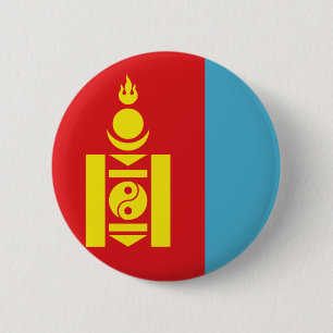 mongolië ronde button 5,7 cm