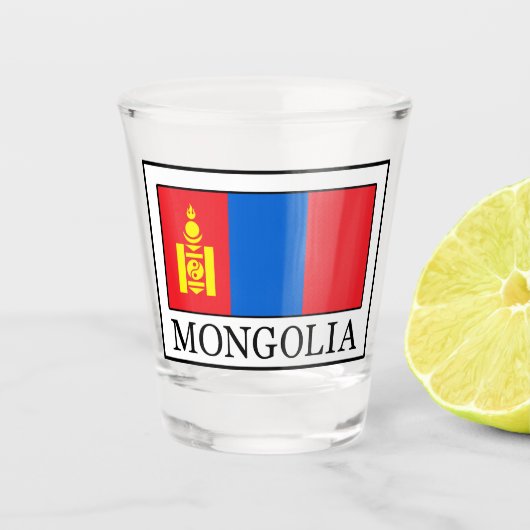 Mongolië Shot Glas (Voorkant)