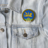 Mongolië State Emblem Ronde Button 5,7 Cm (In situ)