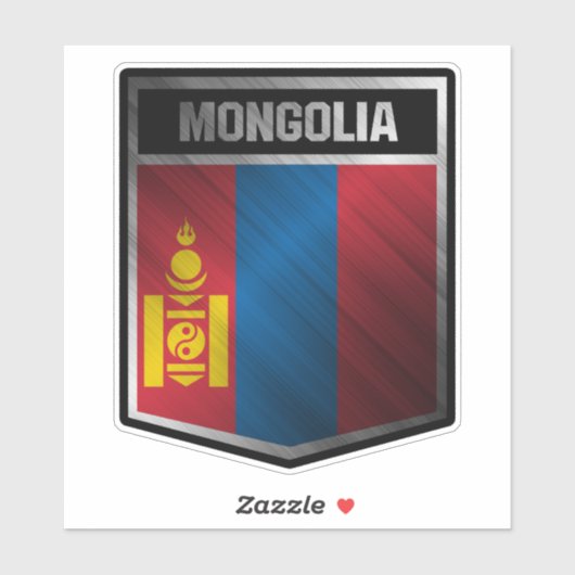 Mongolië Sticker (Vel)