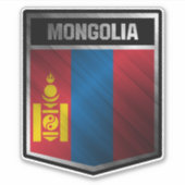 Mongolië Sticker (Voorkant)