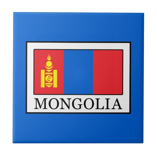 Mongolië Tegeltje (Voorkant)