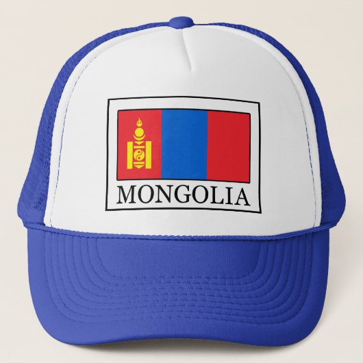 Mongolië Trucker Pet (Voorkant)