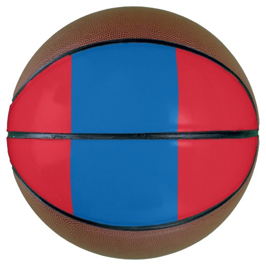 Mongolië vlag basketbal (Voorkant)