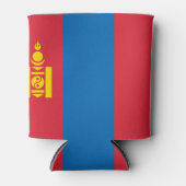 Mongolië vlag blikjeskoeler (Voorkant)