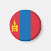 Mongolië vlag magneet (Voorkant)