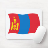 Mongolië Vlag Muismat (Met muis)