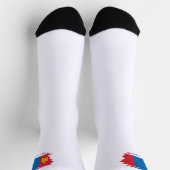 Mongolië vlag sokken (Top)