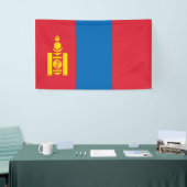 Mongolië vlag spandoek (Beurs)