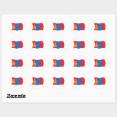 Mongolië Vlag Sticker (Vel)