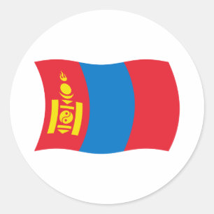 Mongolië Vlag Sticker