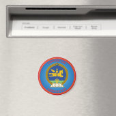 Mongolisch Erfgoed Embleem Magneet (Insitu (Vaatwasser))
