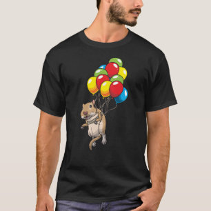 Mongoolse Gerbil met ballon T-shirt