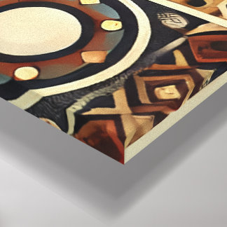 Mongoolse stijl canvas afdruk