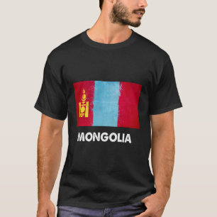 Mongoolse vlag t-shirt