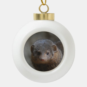 Mongoose Keramische Bal Ornament