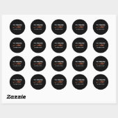 Mongoose Kostuum Grappig Halloween Graphic Ronde Sticker (Vel)
