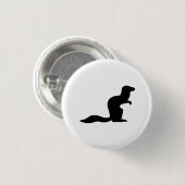 Mongoose Silhouette Ronde Button 3,2 Cm (Voorkant /achterkant)