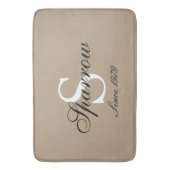 Mongram Bathmat Badmat (Voorkant Verticaal)