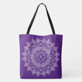 Mongrammed Mandala Draagtas (Achterkant)