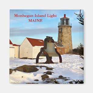 Monhegan Island Light, Maine Magnet Magneet