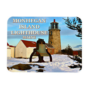 Monhegan Island Lighthouse, Maine Magneet