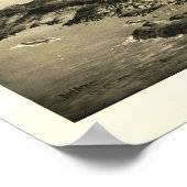 Monhegan Island, Maine 1896 Panaromic View Poster (Coin)