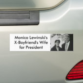 Monica Bumpersticker (Op auto)