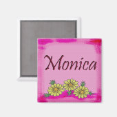 Monica Daisy Magnet (Recto/Verso)
