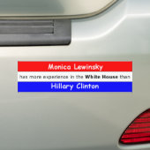 Monica Lewinsky bold Bumpersticker (Op auto)
