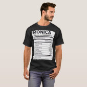 Monica Nutrition Information Problem Solving Hard T-shirt (Voorkant volledig)