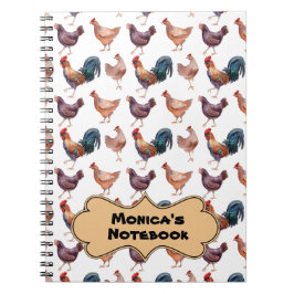 Monica's Chicken Spiral Notitieboek
