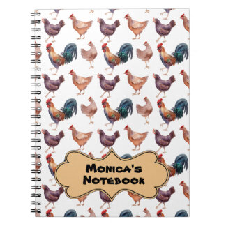 Monica's Chicken Spiral Notitieboek