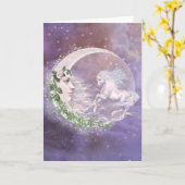 Monicorn Notecard Kaart (Gele Bloem)