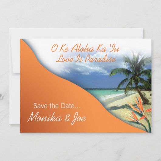 Monika's Custom Las Vegas Save the Date (Voorkant)