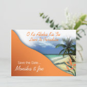 Monika's Custom Las Vegas Save the Date (Staand voorkant)
