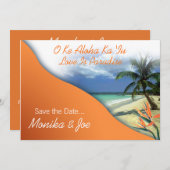 Monika's Custom Las Vegas Save the Date (Voorkant / Achterkant)