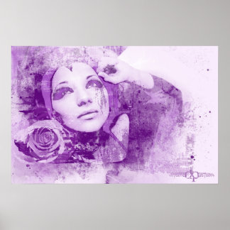 Monique en Roos - Grunge Art Poster