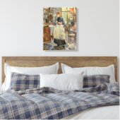 Monisot's "The Dining Room" canvasprint Canvas Afdruk (Insitu (Slaapkamer))