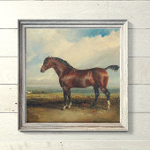 "Monitor" Paardenschilderij van James Ward Canvas Afdruk