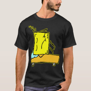 Monitor viel in slaap Computer Nerd T-shirt
