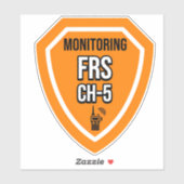 Monitoring FRS Channel 5 Sticker (Vel)