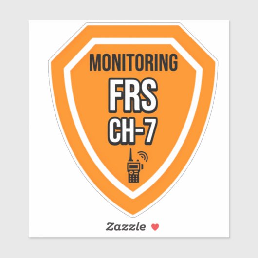Monitoring FRS Channel 7 Sticker (Vel)