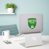 Monitoring MURS Channel 5 Sticker (Laptop op bureau)