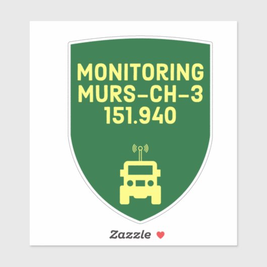Monitoringkanaal 3 sticker (Vel)