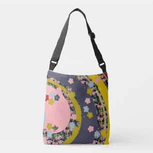 Monjii art Floral Bag Crossbody Tas