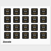 Monk Class Tabletop RPG Gaming Vierkante Sticker (Vel)